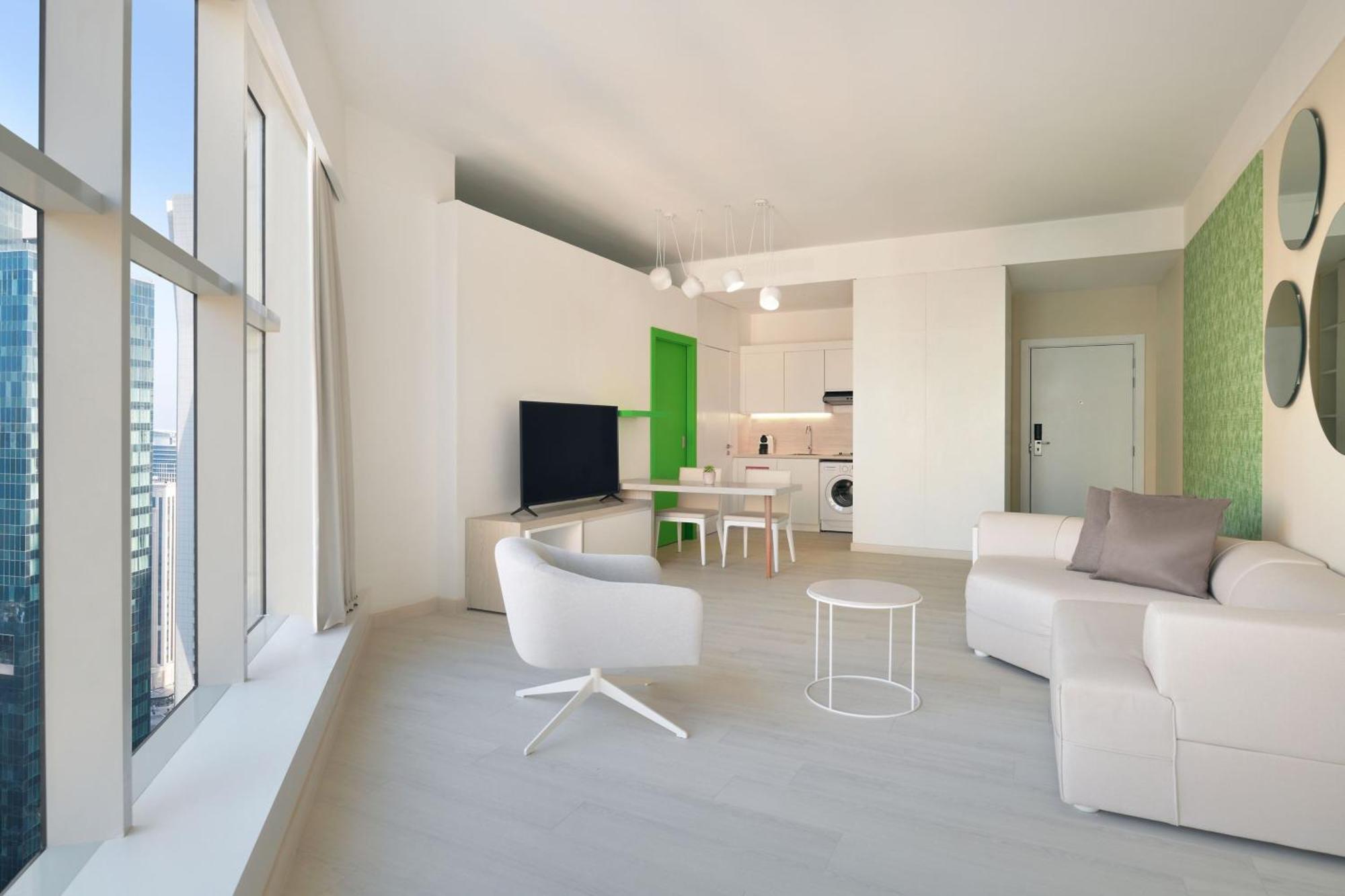Hotel Element By Westin West Bay Ad-Dauha Zewnętrze zdjęcie Interior of a typical apartment